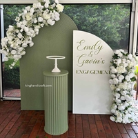 Nouveauté Socle en bois élégant et moderne personnalisé pour la décoration de fête |   Stand d'exposition pour événements, mariages, anniversaires
