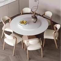 Chaise de salle à manger en bois massif et cuir microfibre JP Wholesale avec dossier, options de couleur beige, noir, noyer et noir