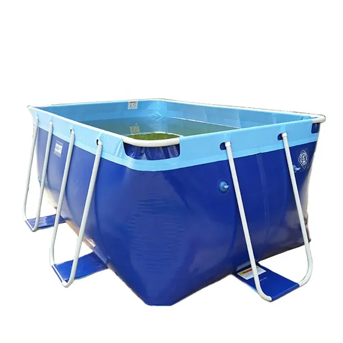 Piscina de aço leve de pvc para promoção, venda por atacado durável