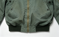 Blouson Bomber MA1 Homme Hiver Personnalisé avec Logo OEM, Tissu Polyester, Broderie Logo Avant, Col Montant, Vente en Gros OEM, Faible MOQ