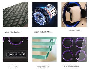 Mikrofaser-Finish Eingebaute LED-Licht fernbedienung RGB-Uhren beweger box aus Holz für 12 <span class=keywords><strong>gro</strong></span>ß<span class=keywords><strong>e</strong></span> Automatik uhren - Product Image 5