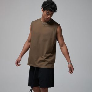 Keepsowing Débardeur pour homme à col rond, sans manches, séchage rapide, respirant, pour la gym, coupe ample, décontracté - Product Image 2