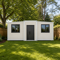 Expédition immédiate YILUN Maison conteneur pliable à double aile extensible, Maisonnette modulaire moderne, Bâtiment de bureau ignifuge, Chambre