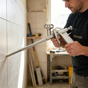 <span class=keywords><strong>Pistola</strong></span> <span class=keywords><strong>de</strong></span> Espuma Ergonómica <span class=keywords><strong>de</strong></span> Mano con Boquilla Larga para Trabajos Precisos <span class=keywords><strong>de</strong></span> Aislamiento y Sellado en Obras <span class=keywords><strong>de</strong></span> Construcción - Product Image 2