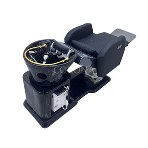 Salon de coiffure confortable coiffure shampooing lit électrique réglable <span class=keywords><strong>tête</strong></span> rotative Spa shampooing chaise - Product Image 5