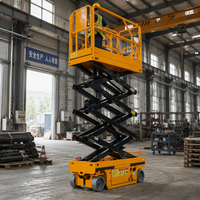 Plateforme élévatrice à ciseaux électrique robuste en acier de 16 m GS1416TL 450 kg avec extension de 1100 mm pour travaux en hauteur