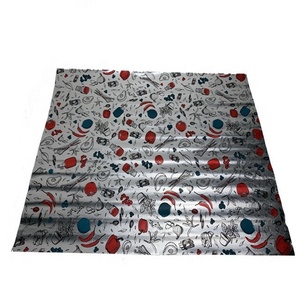Feuilles de papier aluminium de qualité alimentaire pour burgers, avec structure alvéolée, épaisseur 48 g/m², application pour la cuisson et l'isolation - Product Image 1