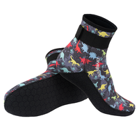 Kaos Kaki Wetsuit Anak 3mm Neoprene dengan Logo Custom, Jahitan Blind Stitch, Anti Selip, Tahan Lama, dan Tali Velcro yang Dapat Disesuaikan