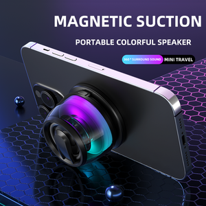Nuevo Altavoz Inalámbrico BT Magnético Pequeño de Alta Fidelidad, Altavoces Portátiles para Computadora, Subwoofer para el Hogar, Escritorio, Regalos - Product Image 2