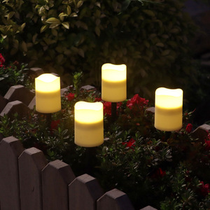 Lampada a candela solare per illuminazione da giardino/paesaggio/cortile/Patio/vialetto/passerella - Product Image 3