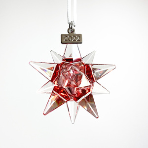 Crystal Star Shaped Ornament Crystal Christmas Snowflake Hanging Pendant - Product Image 5