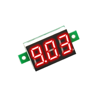 GERI Minuscule V32D DC Tampilan Voltmeter Digital/Lampu 5V/12V/24V Meteran Tegangan Panel Digital Papan Modul LED Merah