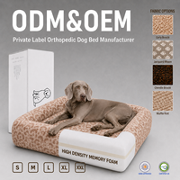 Lit pour chien en mousse à mémoire de forme haute densité avec soutien orthopédique pour chiens de grande race, importateur de marques d'animaux de compagnie et fournisseur en gros