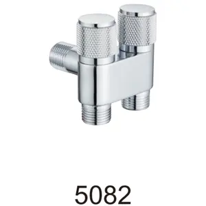 2023 Morden Thickened Toilet Washing Machine Angle Valve Water Heater And Stop Valve Household Double Outlet Angle Valve