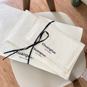 Chuanghua Logo Printed Cotton <b>Envelope</b> Clothes Scarf Jewelry Bag Cotton Shopping <b>Gift</b> Packaging Dustproof Cotton <b>Envelope</b> Bag - Product Image 6