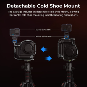 Jaula SmallRig 5413 para <span class=keywords><strong>Canon</strong></span> EOS <span class=keywords><strong>R1</strong></span> con Zapata Fría Desmontable y Placas de Liberación Rápida, Jaula para Cámara 5413 - Product Image 4