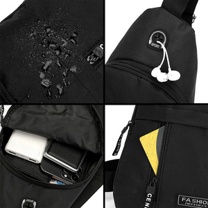 <span class=keywords><strong>Borsa</strong></span> a tracolla da <span class=keywords><strong>uomo</strong></span> multifunzione, grande capacità, sportiva, casual, non strutturata, per il tempo libero e il pendolarismo - Product Image 4