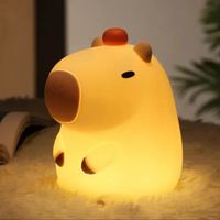 Veilleuse rechargeable en silicone de haute qualité, design dauphin sans ailerons, ornement apaisant pour chambre à coucher, objet décoratif