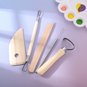 Juego de Herramientas para Escultura en Arcilla de Marca OEM, Diseño Simple, Cortador de <span class=keywords><strong>Alambre</strong></span> de Madera para Suministros de Arte - Product Image 5