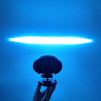 Nouvelle lampe de signalisation de sécurité à double LED rouge et bleue de 5,5 pouces, IP67, 12-110V, pour chariot élévateur, faisceau de ligne, zone de danger, limite de zone virtuelle