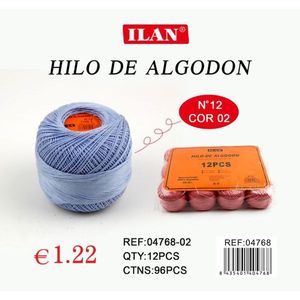 Filo di Cotone Ilan N12 Colore 02 per Uso Artigianale e Cucito - Product Image 3