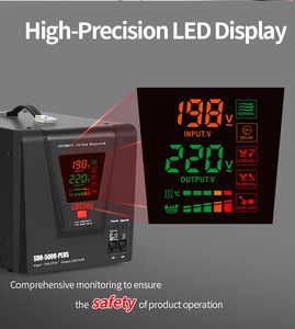 HEYA 5KVA 220 В тороидальное трансформаторное реле переменного тока автоматические регуляторы напряжения Стабилизаторы Estabilizador De Voltaje 4000W-5000W - Product Image 3