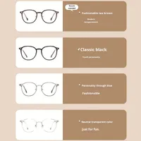 Monture de thé marron ultra-léger pour femmes Lunettes de myopie anti-lumière bleue optimales Diamant Danyang Montures de lunettes optiques