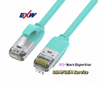CAT6 FTP 2M 3M 5M 10M Azul Rj45 Utp Ftp CAT6 23AWG Ethernet Lan Cable de red Internet Cable de conexión de computadora