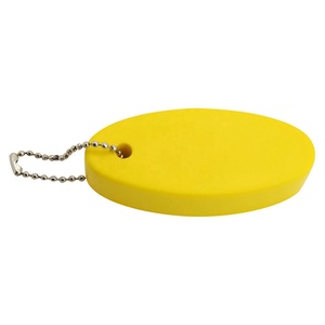 Op maat gemaakte logo lichte ovale sleutelhouder van EVA-foam voor boten, drijvende sleutelhanger voor buitensporten - Product Image 4