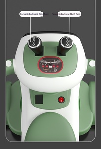 Mini moto <span class=keywords><strong>3</strong></span> en 1, voiture à pédales 6V pour enfants de 1 à 4 ans, voiture à pédales électrique à 4 roues avec télécommande et poignée de poussée - Product Image 3