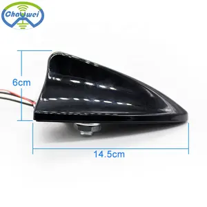 Fabrika fiyat siyah renk araba SUV araba köpekbalığı yüzgeci anten