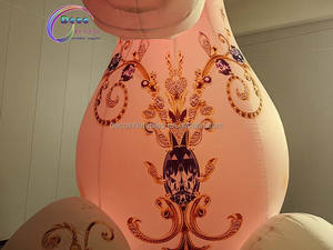 Costume de <span class=keywords><strong>cheval</strong></span> gonflable <span class=keywords><strong>Cheval</strong></span> gonflable coloré illuminé pour sauter l'équitation gonflable - Product Image 2