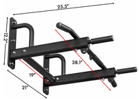 Barres parallèles murales en acier, barre de traction portable pour la maison, équipement de fitness, entraînement de force, pièces et accessoires pour machine d'exercice