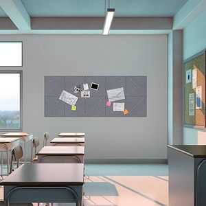 Hiện Đại Màu Đen Polyester vuông 30*30cm Bảng điều khiển âm thanh cảm thấy bảng thông báo giải pháp thiết kế 3D Nhà Tường Văn phòng lợi thế âm thanh - Product Image 3