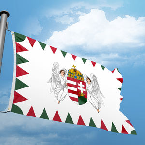Spanduk Patriotik Polyester Cetak Digital Promosi, Tahan Lama untuk Luar Ruangan, Bendera Nasional Kustom, Standar Presiden, Bendera Hungaria - Product Image 1