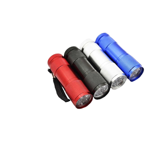 <span class=keywords><strong>Yao</strong></span> <span class=keywords><strong>Ming</strong></span> 9LED lampe de poche blanche Mini forte quotidienne Portable étanche 3W Logo écologique en alliage d'aluminium transfrontalier petit cadeau - Product Image 3