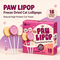 Friandises pour chats N4P en forme de sucette, série 14g/35g, poulet et lait de chèvre avec canneberge, myrtille, citrouille, pour toutes les générations, directement de l'usine