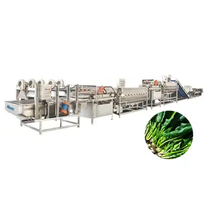Otomatik çok amaçlı küçük yeşil yapraklı sebze gıda kesme oteller ev için sebze doğrayıcı temizleme kesici makinesi hattı