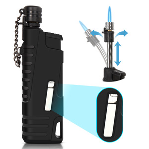 Encendedor de Llama Azul Flexible y Telescópico, Resistente al Viento, para Uso en Exteriores - Product Image 1