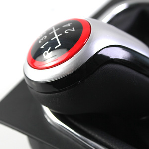 Car Gear <b>Shift</b> <b>Knob</b> Leather Red 5 Speed 6 Speed For Volkswagen Golf Jetta Ergonomic Design - Product Image 3