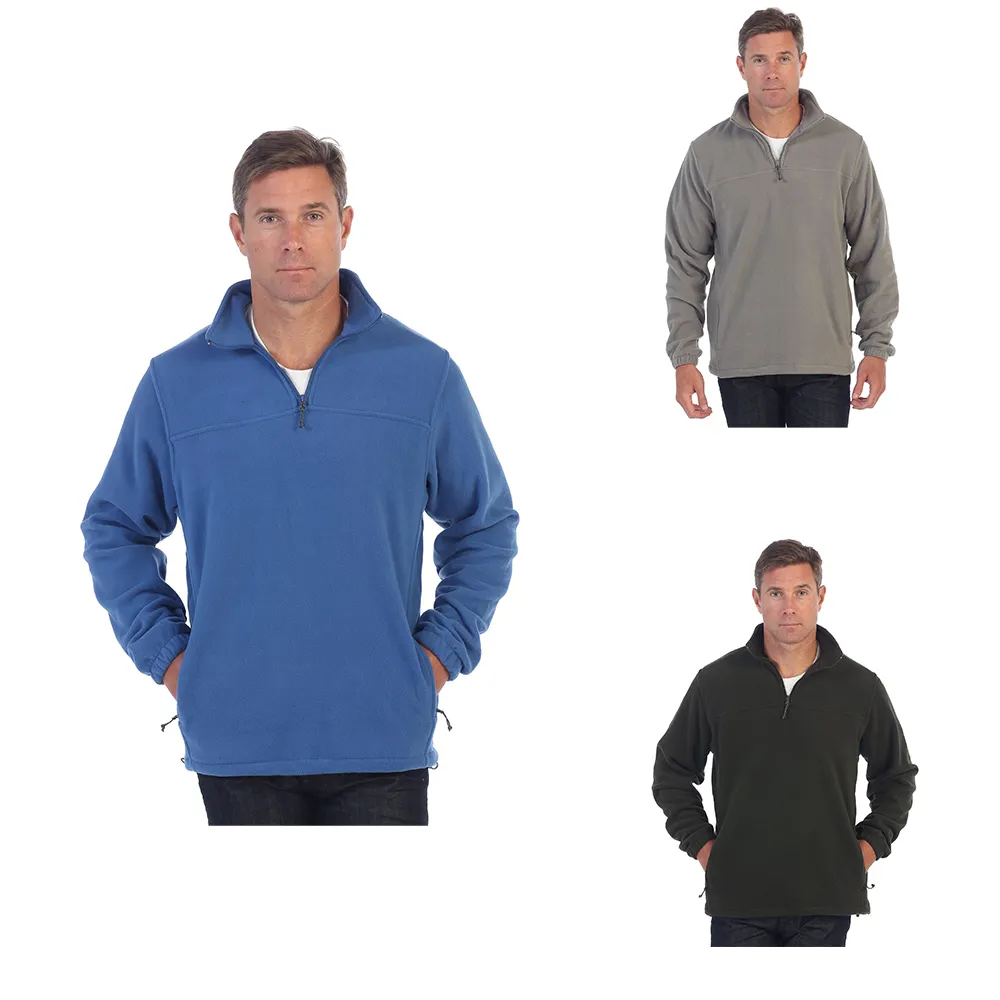Factory Directly Cheap Price Custom 1/4 Zipper Outdoor Wear 100% Polyester Polar Fleece Jacket/Jumper