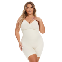 Combinaison corset dos nu OEM/ODM de grande taille, vêtements de forme haute compression pour femmes, avec soulèvement de la hanche et buste ouvert
