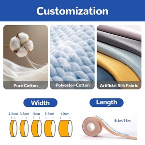 Xingda Maßgefertigtes 2,5/3,8/5/7,5/10CM*9,1M Weißes Elastisches Baumwoll-Sporttape Leicht Reißbar Ohne Klebrige Rückstände für Boxen - Product Image 5