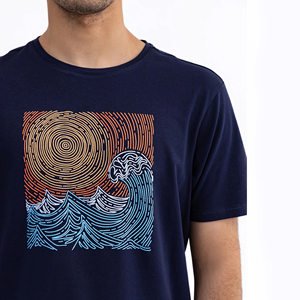 Nouveaux t-shirts pour hommes en gros, 100% coton, mode décontractée, tissu de la meilleure qualité, BIGWOOD SPORTS, respirant, manches courtes, coupe régulière - Product Image 5