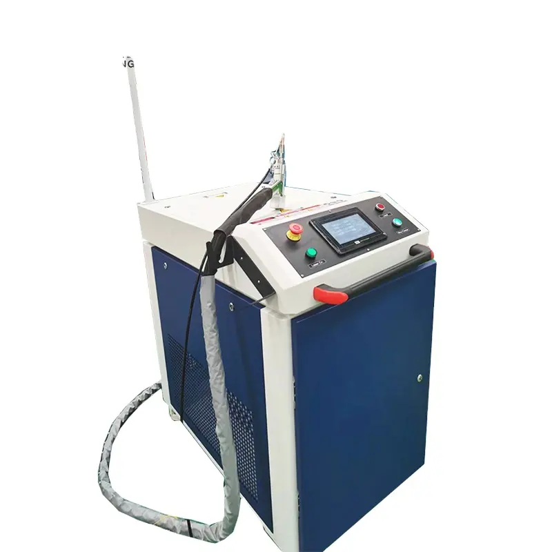 Máquina de soldadura do laser do punho 2000w 3-em-1 A oxidação do laser remove a liga de alumínio todos os tipos da emenda da solda do metal