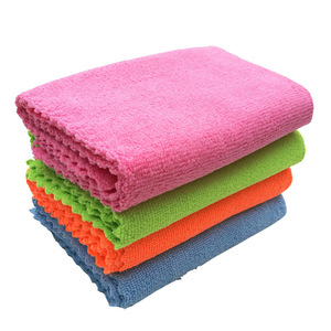 Serviette en microfibre pour lavage de voiture, 35x35cm, épaisse, absorbante, sans peluches, pour le nettoyage des voitures - Product Image 3