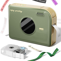 Mini Impresora de Etiquetas, Máquina de Impresión de Cintas, Recargable, Resistente al Agua, para el Hogar, Cocina, Almacenamiento, Marcado de Cables