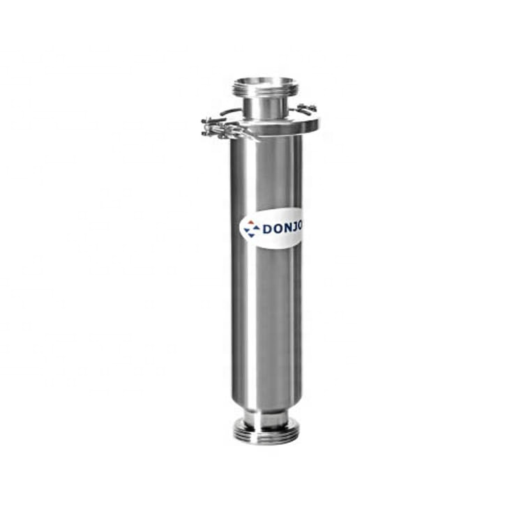DONJOY food grade sanitary mesh filter sanitary angle type filter housing stainless steel angle strainer housing