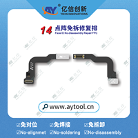 Boîtier de réparation de données Face ID AY avec détection de batterie, réparation de couleur, programmeur multifonction de restauration pour la série 14, conception à clapet