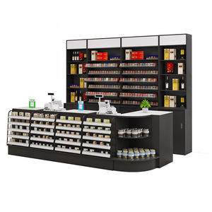 Bancone Cassa per Negozi al Dettaglio e Minimarket, Tavolo Cassa Combinabile Liberamente per Negozi - Product Image 1